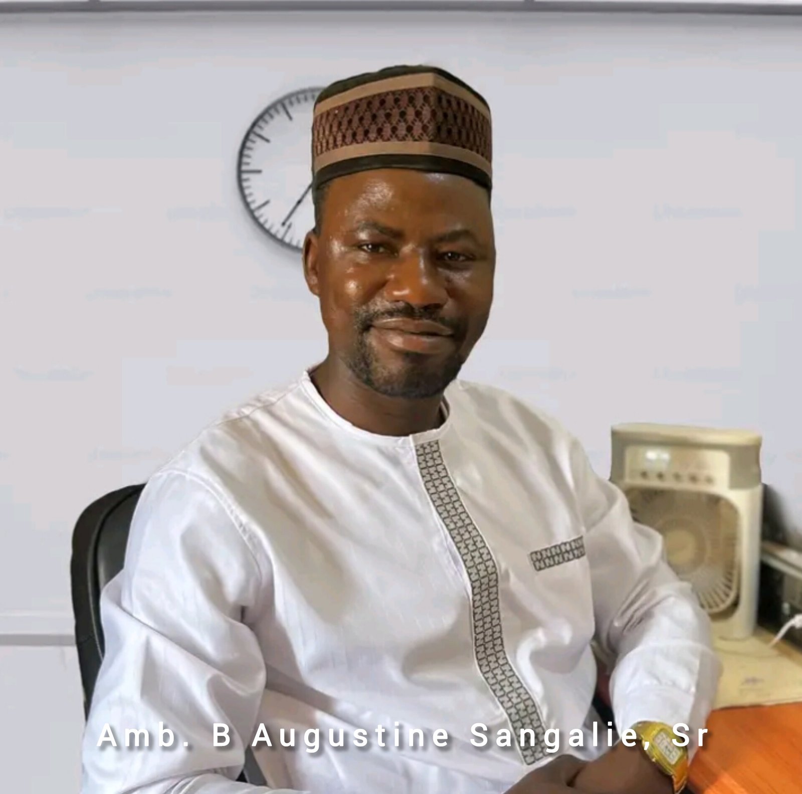 amb. b augustine sangalie, sr